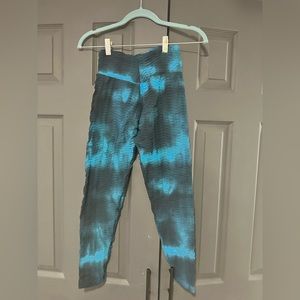Blue Tye Due croco skin leggings-booty by brabants